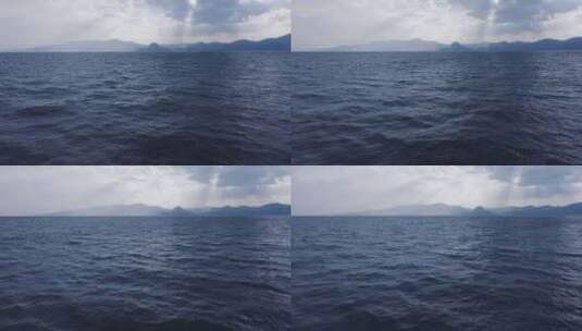 云南澄江抚仙湖的海面高清在线视频素材下载