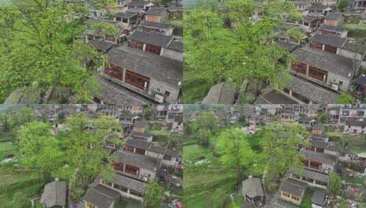 中国广东省清远市连南千年瑶寨景区高清在线视频素材下载