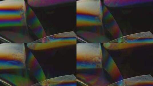 彩虹，抽象，深色，圆形高清在线视频素材下载