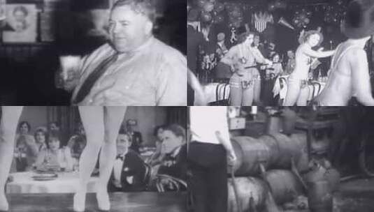 1920年美国禁酒令禁止酿造发售酒类高清在线视频素材下载