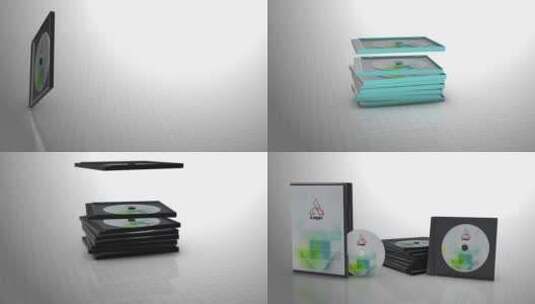 CD光盘封面模型样机视频展示AE模板高清AE视频素材下载