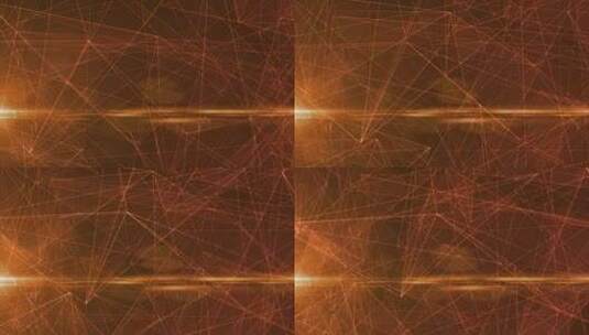 抽象橙色线条发光高科技数字能源抽象背景。高清在线视频素材下载