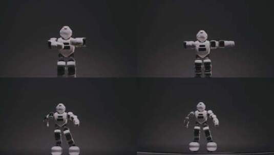 跳舞的机器人高清在线视频素材下载