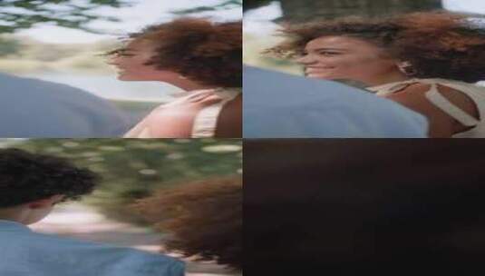 情侣一起散步的特写视频高清在线视频素材下载