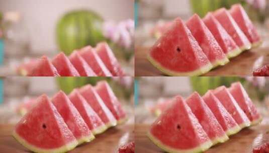西瓜夏季水果美食 (5)高清在线视频素材下载