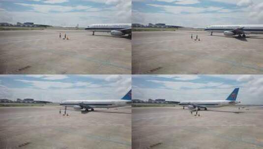 机场 航班 停机坪 航空 旅游高清在线视频素材下载