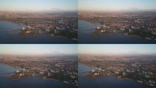 爱丁堡城市航拍高清在线视频素材下载