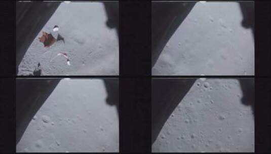 登月舱从月球表面升空高清在线视频素材下载