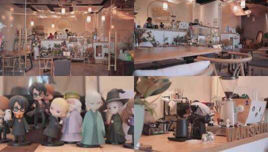 轻食咖啡店高清在线视频素材下载