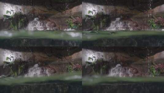 瀑布水流流水风景水波纹高清在线视频素材下载