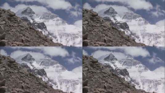 西藏雪山延时摄影高清在线视频素材下载