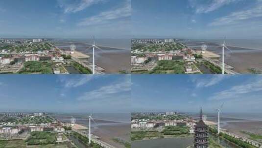 上海海湾园航拍高清在线视频素材下载