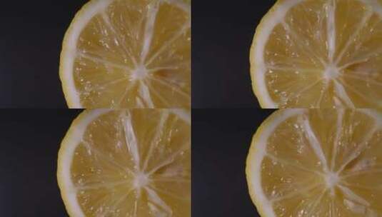 切开的鲜柠檬高清在线视频素材下载