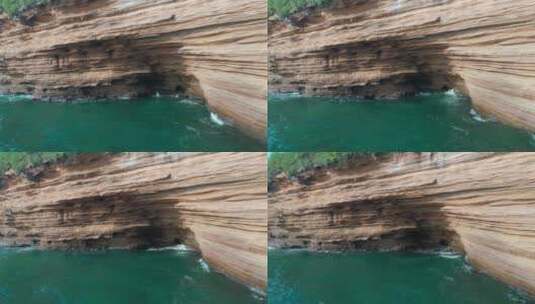 广西北海涠洲岛海滨暮崖海景自然风光高清在线视频素材下载