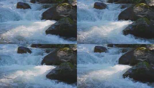 山间河流溪流慢镜头高清在线视频素材下载