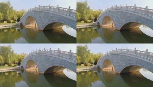 拱桥侧面特写高清在线视频素材下载