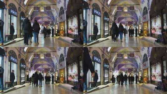 购物中心内的大镜头高清在线视频素材下载