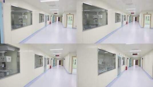 ICU重症监护室走廊过道高清在线视频素材下载