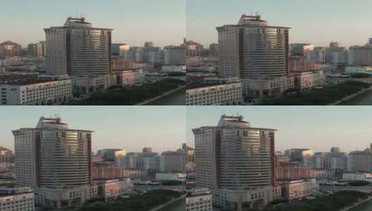 上海苏州河畔风景高清在线视频素材下载