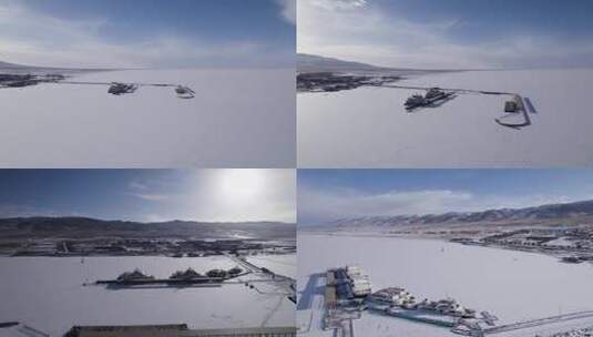 青海湖冬季二高清在线视频素材下载