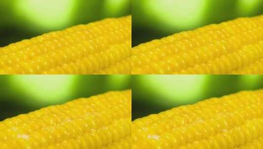 黄油玉米撒上盐高清在线视频素材下载