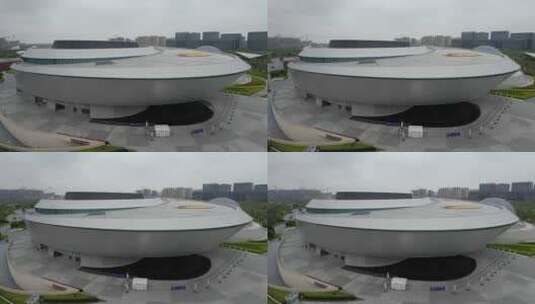 航拍·上海天文馆·近景高清在线视频素材下载