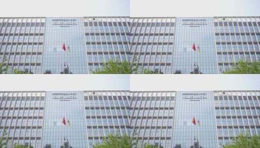 大众汽车集团中国总部大楼高清在线视频素材下载