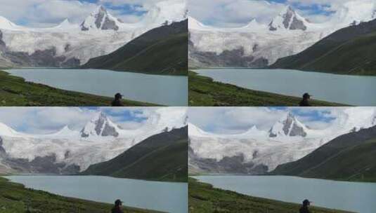 西藏萨普神山高清在线视频素材下载