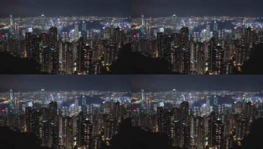 城市夜景 夜景  城市建筑高清在线视频素材下载