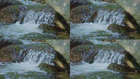 岩石水流河流溪流大自然高清在线视频素材下载