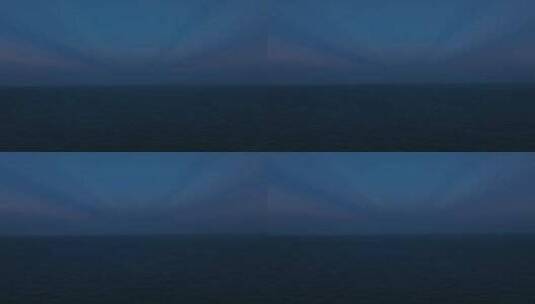 夜晚大海航拍晚上海洋夜景黑夜中的大海风景高清在线视频素材下载