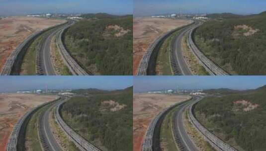 福建省漳州市漳浦县古雷港口经济开发区航拍高清在线视频素材下载