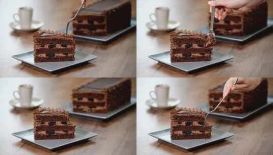 精致甜品蛋糕点心糕点高清在线视频素材下载