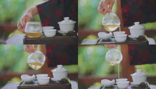 茶道 泡茶 中式茶艺高清在线视频素材下载