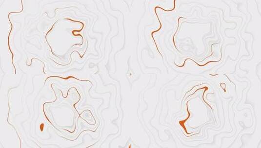 抽象光滑波浪背景。多色柔和光滑时尚波浪动高清在线视频素材下载