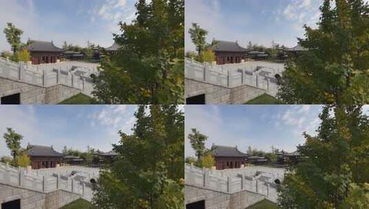 中国古寺庙寺院佛教宗教信仰高清在线视频素材下载