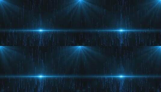 蓝色粒子光线科技感背景AE模板高清AE视频素材下载