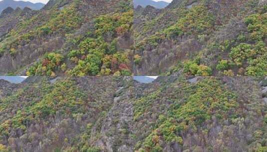 山林秋季风光俯瞰高清在线视频素材下载