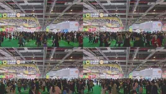 第八届进博会8.1馆农食产品展区进口博览高清在线视频素材下载