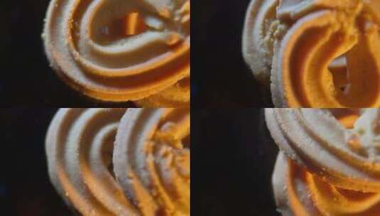 饼干曲奇甜点美食 (55)高清在线视频素材下载