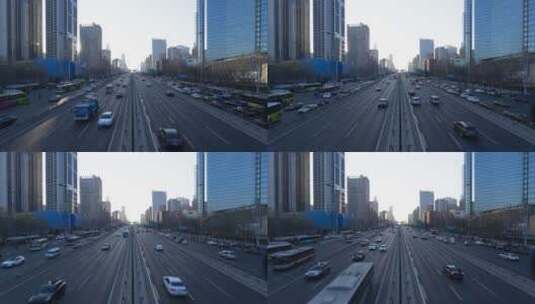 北京华贸桥高清在线视频素材下载