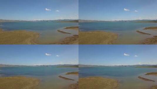 青海省果洛藏族自治州玛多县鄂陵湖航拍4K高清在线视频素材下载