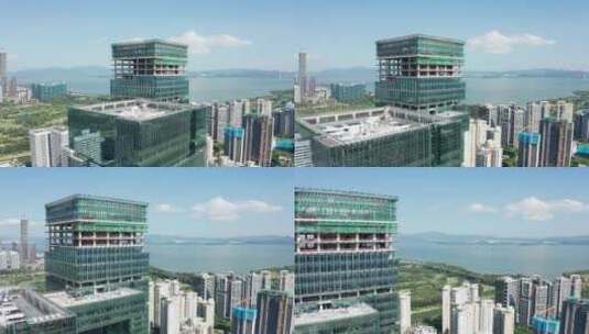 深圳高新科技园建设中的大厦高清在线视频素材下载