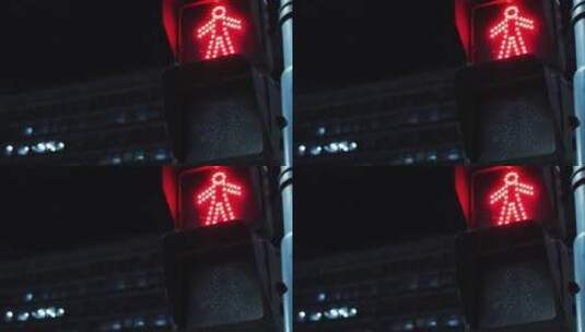 街头红绿灯高清在线视频素材下载
