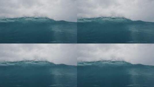 海浪水下摄影高清在线视频素材下载