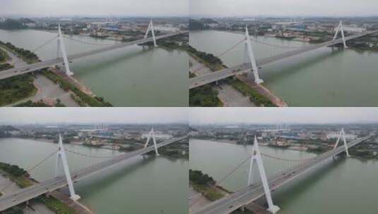 鹧鸪江大桥4高清在线视频素材下载