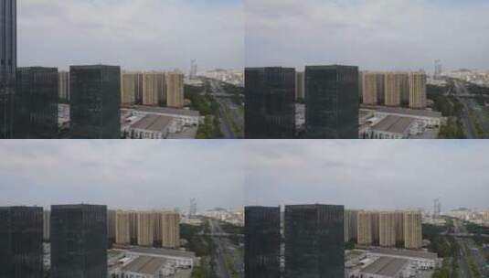 东莞南城风光航拍高清在线视频素材下载