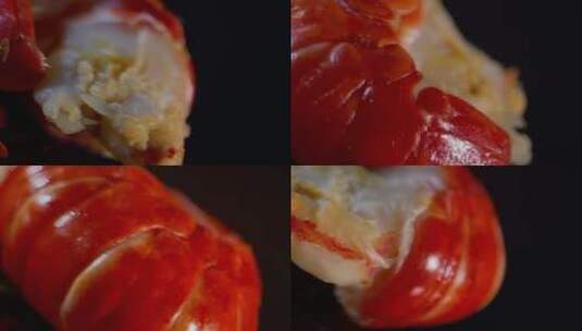 流行美食麻小龙虾尾高清在线视频素材下载