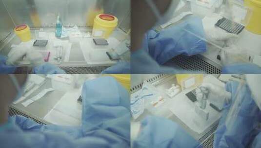 新冠肺炎核酸检测PCR实验室高清在线视频素材下载