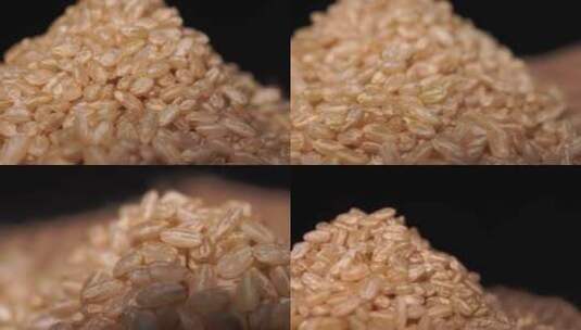 【镜头合集】粗粮糙米健康纤维高清在线视频素材下载